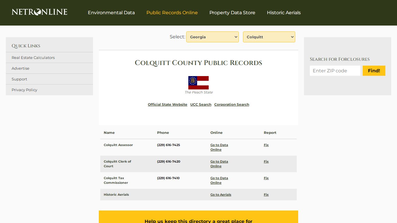 NETR Online • Colquitt • Colquitt Public Records, Search ...